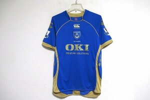 N6745:canterbury(カンタベリー)EFLリーグ1 PORTSMOUTH FC ポーツマスFC 半袖ユニフォーム/青/S:35