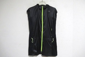 B0258:NIKE ベスト ナイキ ジャケット ブルゾン 黒 L レディース スポーツウェア トレーニングウェア ゴルフベスト ゴルフウェア:35