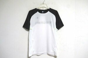 N6801:DESCENTE（デサント）PROMADE 速乾Tシャツ/白黒/O:35