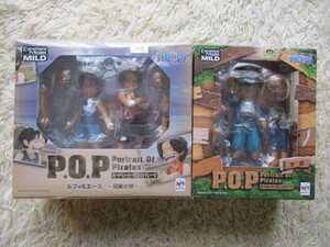  新品◆P.O.P Portrait.Of.Pirates◆ ONE PIECE /ワンピース* CB-EX ルフィ＆エース ～兄弟の絆～&SABO/サボ *2点セット 初販品【未開封】