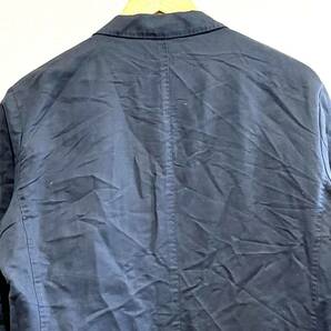 【UNIQLO】ユニクロ ジャケット テーラードジャケット ブレザー 無地 シンプル ゆるカジ 紳士 オフィス ビジネス 麻 綿 紺 メンズ M/1299ZZの画像5