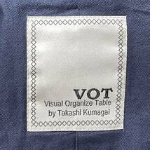 【VOT by Takashi Kumagai】クマガイタカシ テーラードジャケット テールコート チェック柄 レッド系 黒系 日本製 メンズ サイズM/Y8638FF_画像8