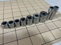 snap-on 3/8 12ポイントソケットセット_画像1