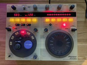 Неиспользованный редкий пионер EFX-500-SW Shine White Limited Model Skeleton Pioneer DJ Effector World Limited 200 единиц