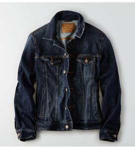 * ラスト * AE アメリカンイーグル デニムジャケット AEO Denim Jacket Blue L / Gジャン *