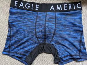 * AE American Eagle трусы-боксеры трусы AEO Space Dye Classic Boxer Brief S / Blue *