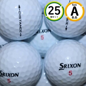 Aランク 25個 2018～2021年モデル SRIXON DISTANCE 良品 ダンロップ スリクソン ディスタンス ロストボール 送料無料