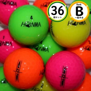 3ダース 2022年モデル ホンマ D1 カラー Bランク HONMA 中古 ロストボール ゴルフボール 送料無料 snt