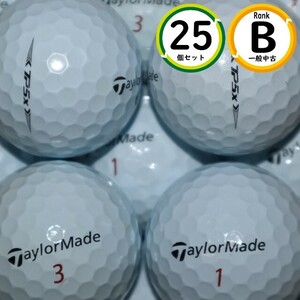 25個 2021年モデル TP5X テーラーメイド Bランク ホワイト TAYLORMADE 中古 ロストボール 送料無料