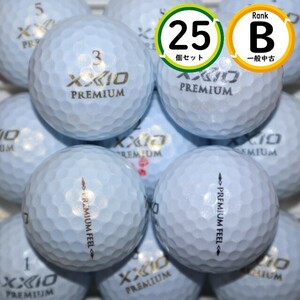 25個 2020年～2021年モデル ゼクシオ プレミアム Bランク ホワイト ダンロップ XXIO premium 中古 ロストボール 送料無料