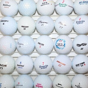 50個 メーカーミックス Bランク 中古 ロストボール 送料無料 白 混合 ゴルフボール sntの画像6
