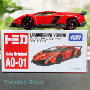 【新品・未開封】トミカ AO-01 アジア限定 ランボルギーニ・ヴェネーノ 海外販売モデル ローカル限定