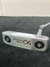 オデッセイ ホワイトホットOG ♯1 WHITE HOT OG ♯1 オリジナルスチールシャフト　34インチ　中古パター ヘッドカバー付　yg1_画像2