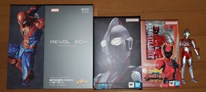 S.H.Figuarts ウルトラマン（真骨彫製法） クワガタオージャー アメイジング・ヤマグチ スパイダーマン Ver.2.0 開封済み中古品セット