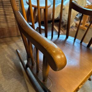 ロッキングチェア 飛騨産業 家具 木製 揺り椅子 キツツキ 椅子 イス インテリア アームチェア の画像4