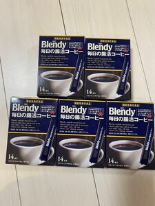 Blendy ブレンディ スティック ブラック 毎日の腸活コーヒー 14本入　AJINOMOTO 味の素　ミルクなし　甘さなし