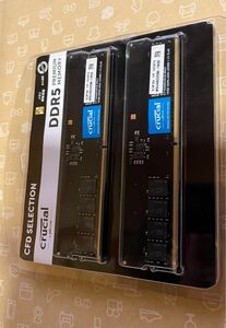 crucial DDR 5 デスクトップメモリ　　16GB 2枚合計32GBになります。今日限定値下げ
