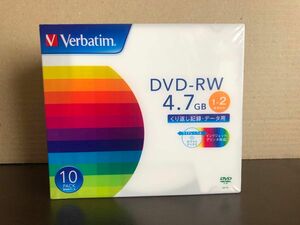 Verbatim バーベイタム データ用 DVD-RW くり返し記録10枚