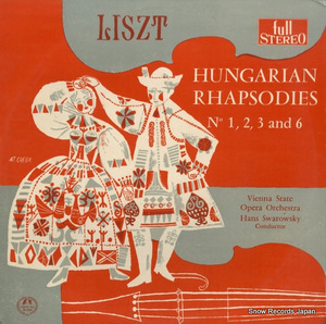 ハンス・スワロフスキー リスト：ハンガリー狂詩曲第2、6、1、3番 SM-2189