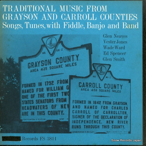 V/A traditional music from grayson and carroll counties FS3811の画像1