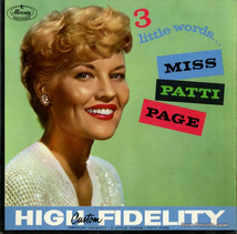 パティ・ペイジ 3 little words... miss patti page MG20417_画像1