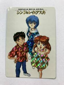 No.100 1997年 セガ バンダイ カードダス エヴァンゲリオン SEGA BANDAI EVANGERION card carddass JAPAN 碇シンジ レイ アスカ rei asuka