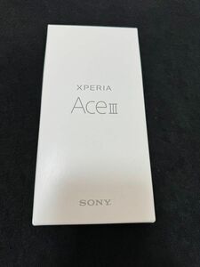 Xperia Ace Ⅲ A203SO Black simフリー 新品未使用品　判定○
