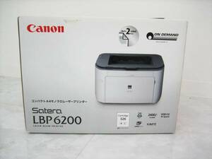 稀少未使用品●CANON/キヤノン A4対応 コンパクトA4モノクロレーザープリンター Satera LBP6200