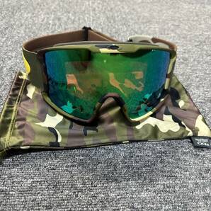 美品 2022 OAKLEY オークリー LINE MINER L SAMMY CARLSON SIG CAMO GREEN ライン マイナー エル ゴーグル の画像2