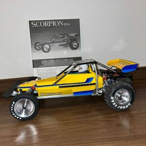 KYOSHO 京商 スコーピオン2014 1/10バギーロードレース完成品 メカ付き モーター スピコン 取説有り アンダーガードフルベアリング？の画像1