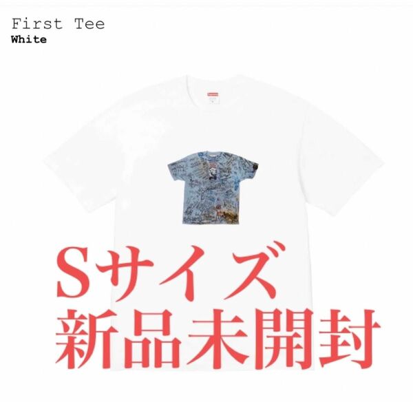 Supreme First Tee White Sサイズ 30th 新品