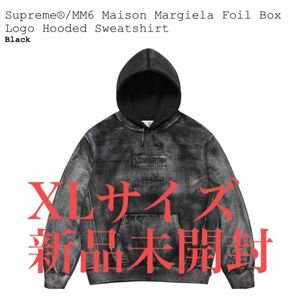 Supreme / MM6 Maison Margiela Foil Box Logo Hooded Sweatshirt XL