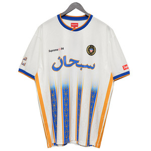 Supreme　シュプリーム　2021SS　Arabic Logo Soccer Jersey　ゲームTシャツ　8054000158812