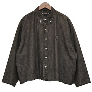 SASQUATCHfabrix.　サスクワァッチファブリックス　XXXL DENIM SHIRT　デニムシャツ　8054000165841