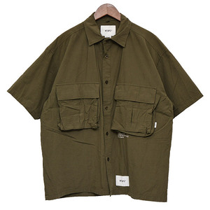 WTAPS　ダブルタップス　2022SS　SHORT SLEEVE EXP SHIRT　半袖シャツ　8054000158508