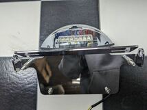 TW200 TW225 専用 社外 テールランプ ナンバーステー LED メッキ仕様 タンデムバーメッキ付き_画像7