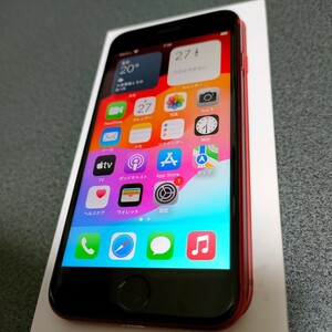 iPhone SE2[iPhone SE no. 2 поколение ][256GB][Product RED][ багажник разблокировка SIM свободный ][ аккумулятор самый много 93%][ жидкокристаллический новый товар замена ]