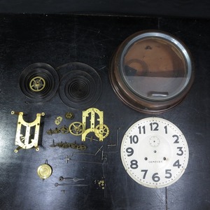 7◇CENTURY 丸時計　ゼンマイ式振り子時計 ボンボン時計 ジャンク品◇14