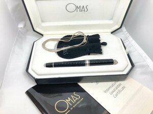 ▼　【OMAS / オマス　ボールペン　銀製ネックレス付】001-02403