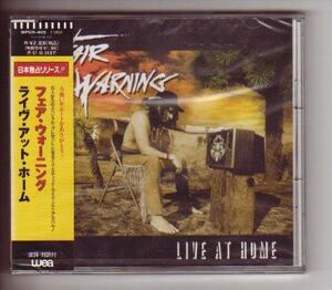 CD:Fair Warningフェア・ウォーニング/ライブ・アット・ホーム 新品未開封