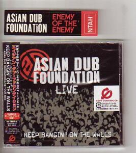 CD:Asian Dub Foundation エイジアン・ダブ・ファウンデイション/Keep Bangin' On The Walls 新品未開封+ステッカー