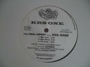 輸入LP:KRS-One/(The Real HipHop Is...) Ova Here / I Remember 新品未使用