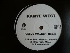 輸入LP:Kanye West/Jesus Walks Remix/The Whole City Behind Us 新品未使用