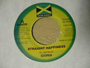 7”:Idonia/Straight Happiness 新品未使用