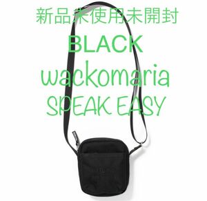 ラスト1点です WACKOMARIA SPEAK EASY SHOULDER BAGショルダー 新品未使用未開封 ブラック 00