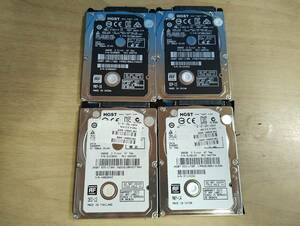 4個 まとめ SATA 2.5インチ 内蔵 ハードディスク 500GB A005