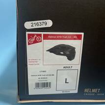 Leatt MTB trail 2.0 新品　ブラック　ヘルメット　模様入り　黒　リアット　Lサイズ　59cm〜63cm 調節ダイヤル付き　自転車ヘルメット_画像9