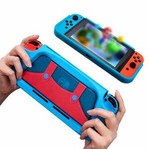 ニンテンドースイッチ カバー スイッチ カバー 一体式全面保護 switch カバー 厚さ強化 ゲームカードスロット内蔵 耐久性