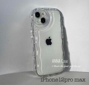 iPhoneケース　透明　クリア　シンプル　iPhone12promax ケース アクスタ
