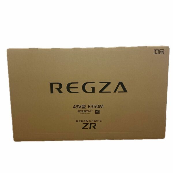 【引取り限定】新品　REGZA 4K液晶テレビ　43V型　43E350M